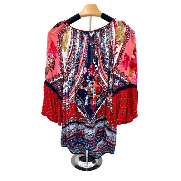 Bila Boho Top Multicolor Floral - Picture 2 of 2